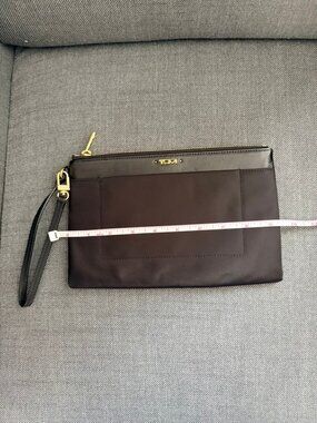 Tumi Wristlet Nylon Black Clutch